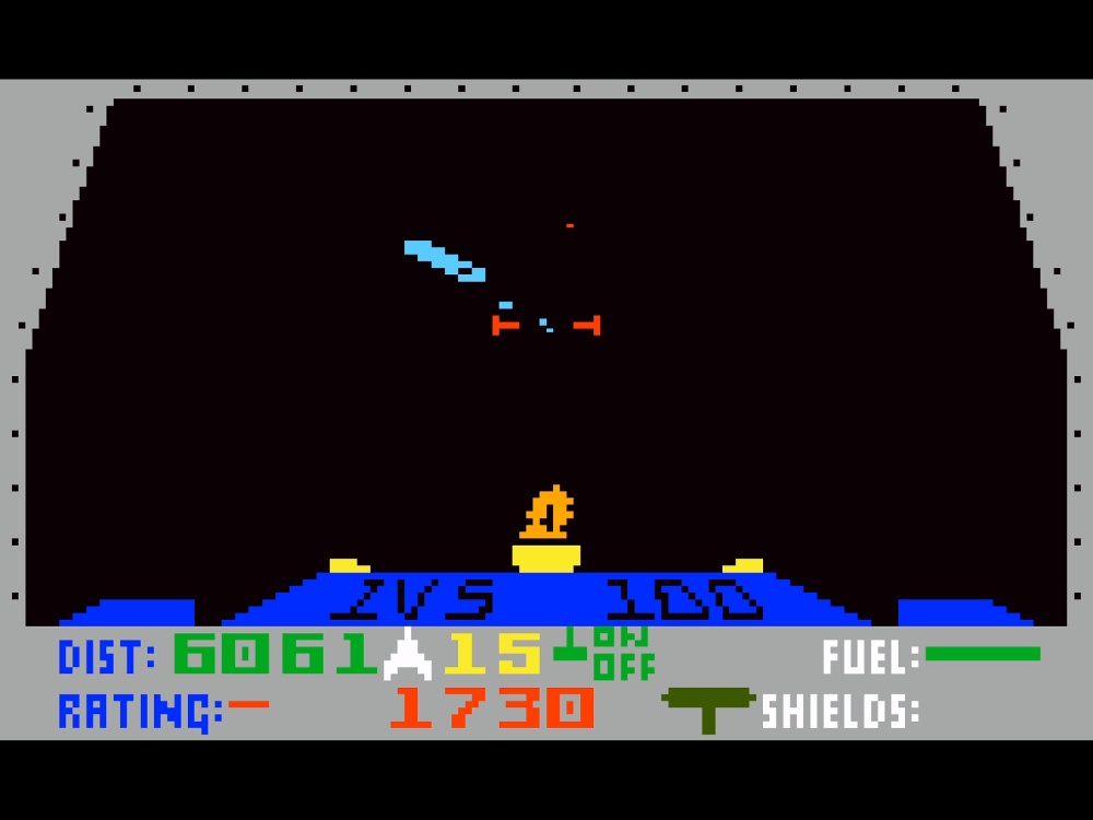Gameplay of Blockade Runner for Intellivision